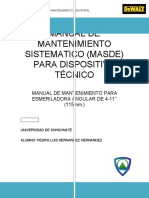 MANUAL DE MANTENIMIENTO SISTEMATICO Ejemplo