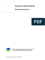 IERS procedural manual for environmental rating