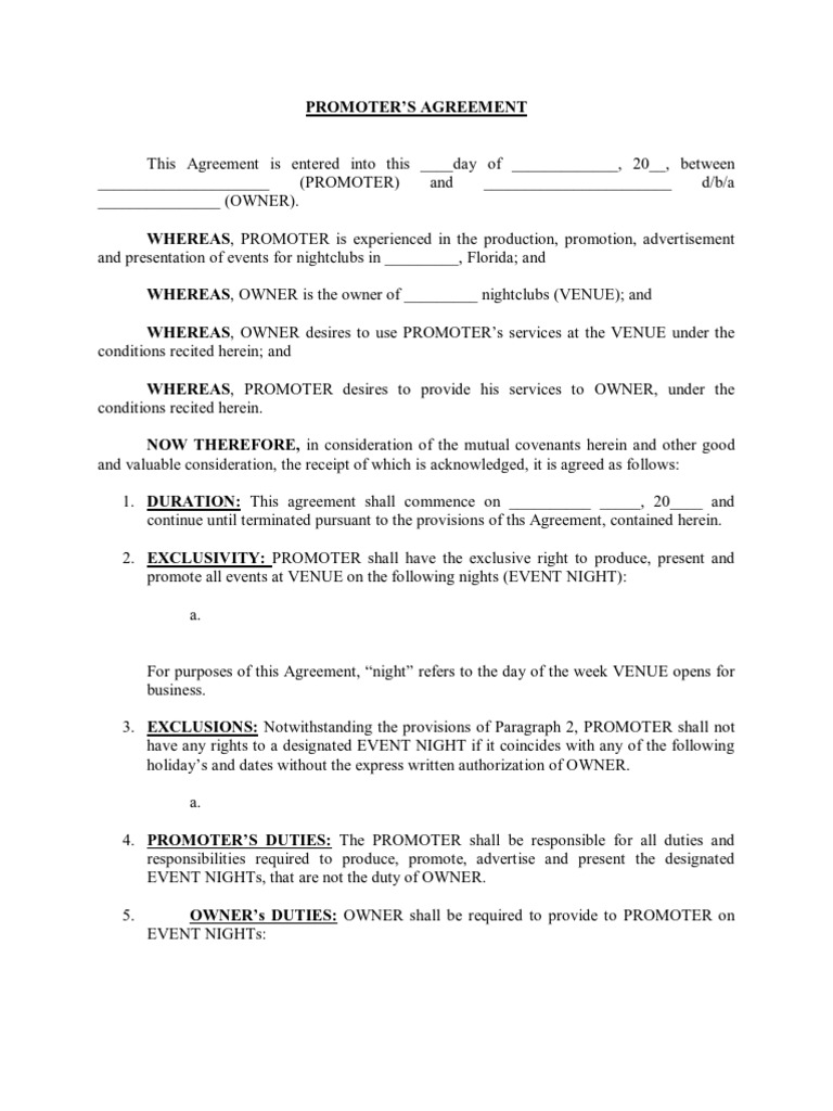 Special Event Contract Template from imgv2-2-f.scribdassets.com