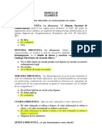 Modulo II Examen