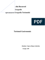 Turismul Gastronomic PDF