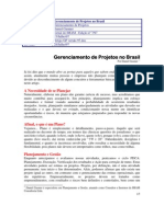 Gerenciamento de Projetos No Brasil