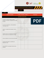 Verifica seguridad montacargas manuales