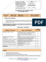 ACTA JUNTA DIRECTIVA No, 004 ABRIL 15 DE 2020