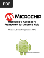 Microchip's Accessory Framework For Android Help