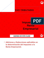 Adiciones y Deducciones Del Impuesto A La Renta - Tercera Categoría