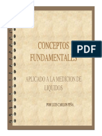 Conceptos Fundamentales de Medición de Líquidos