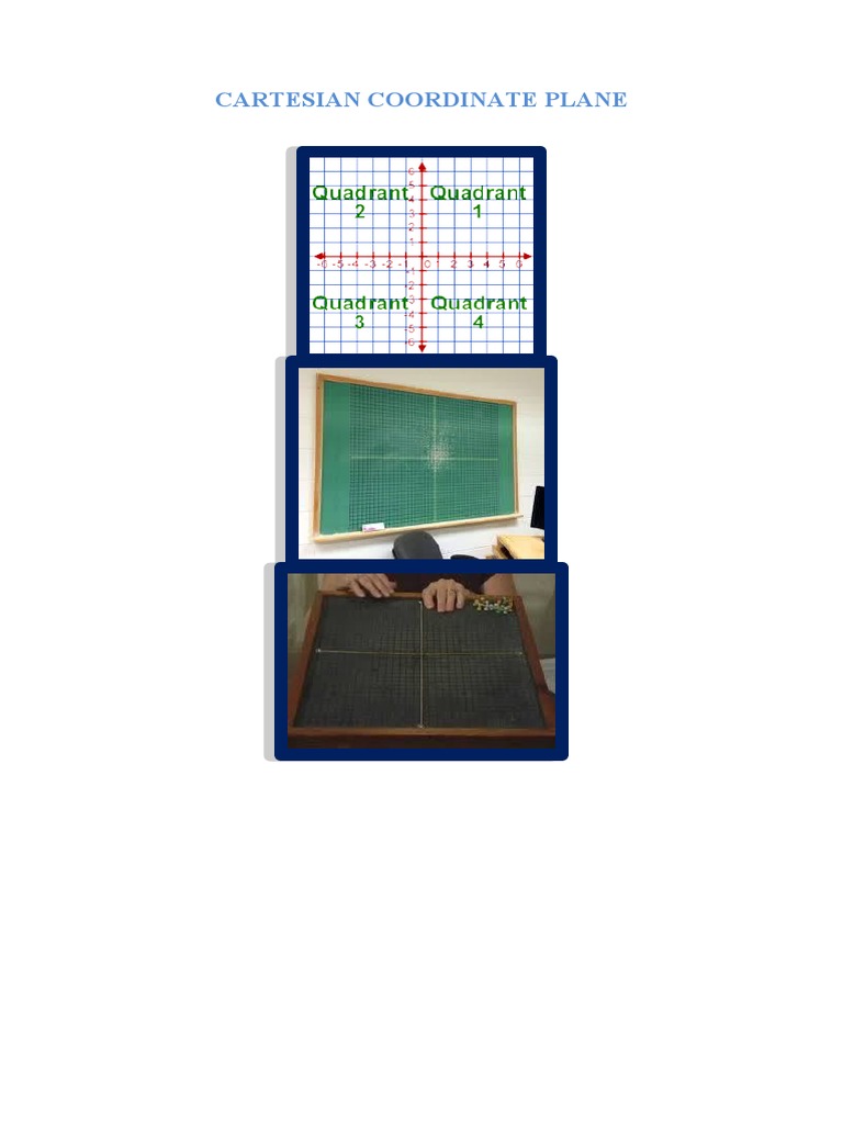 Cartesian Coordinate Plan1 | PDF