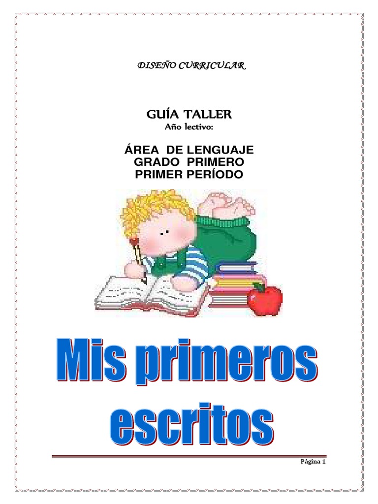 Taller de Lenguaje para Primer Grado | PDF | Alfabeto | Sílaba