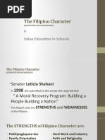 4. The Filipino Character