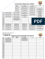 HORARIO DE CLASES I SEMESTRE 2020 3er AÑO 1 PDF