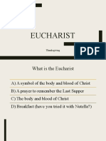 Orthodox Belief of Eucharist