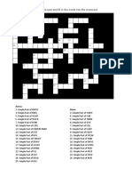 Simple Past Crossword