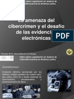 La Amenaza Del Cibercrimen y El Desafio de Las Evidencias Electronicas PDF
