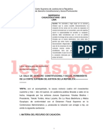 Notificación Bajo Puerta Es Idónea para Acreditar Contestación A Reclamos Del Consumidor Casación 4943-2015, Lima