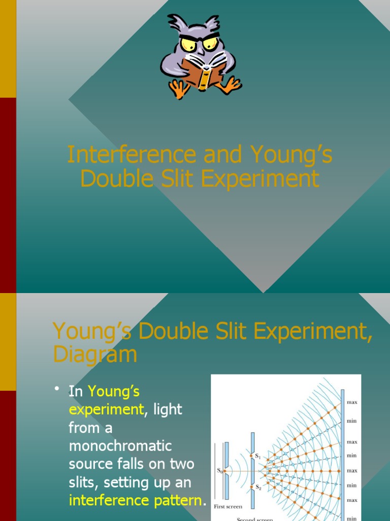Interference and Young's Double Slit Experiment | PDF | Wavelength | Atomic