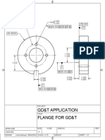 GD&T Flange Drawing Title