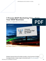WISP Marketing Tips To Grow Your Business