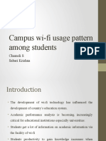 Campus Wi-Fi Usage Pattern Among Students