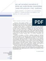 Primary and Secondary Prevention of Metabolic and Cardiovascular Comorbidities in Women With Polycystic Ovary Syndrome