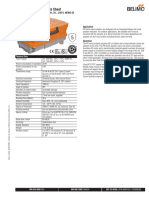 PRBUP-3-T Technical Data Sheet: On/Off, Floating Point, Non Fail-Safe, 24... 240 V, NEMA 4X