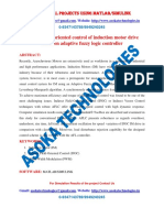 Indirect Field-Oriented Control of Induction Motor Drive Based On Adaptive Fuzzy Logic Controller