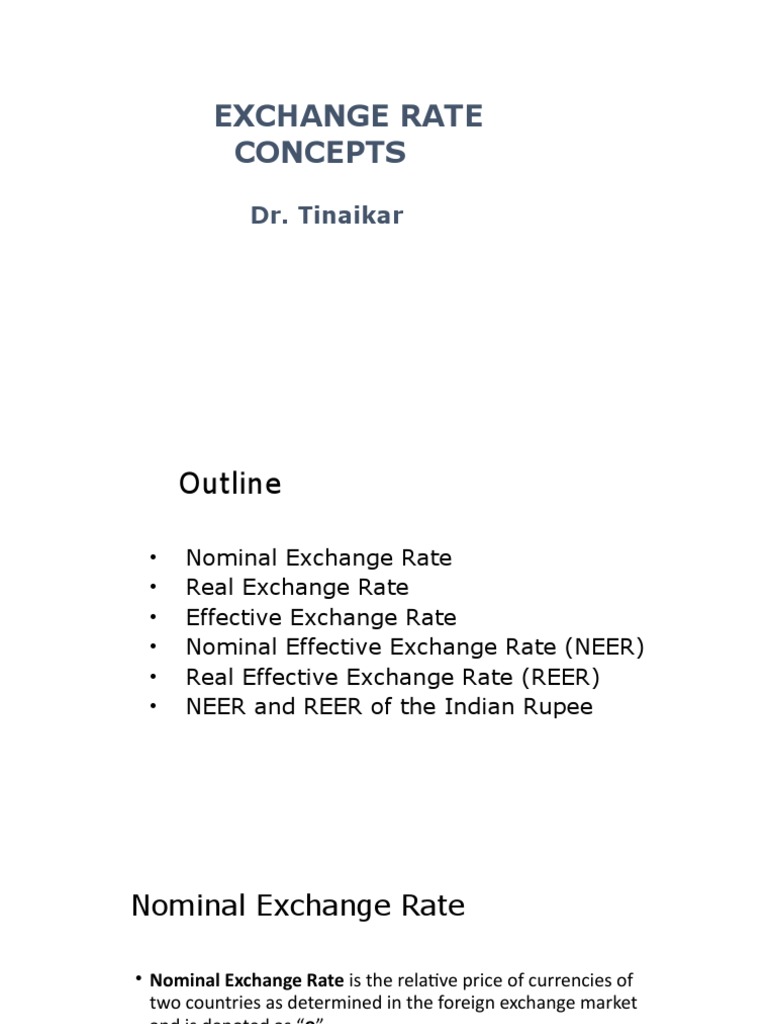 Understanding Exchange Rates and India | PDF | Purchasing Power Parity | Exchange  Rate