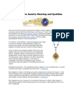 Blue Sapphire Jewelry Meaning and Qualit PDF