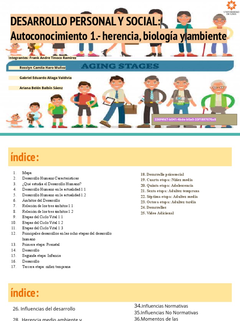 Etapas del Desarrollo Humano | PDF | Adultos | Familia