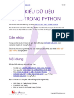 Bài 14 - Kiểu dữ liệu Tuple trong Python