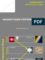 Clase Nº2 - Modulo Luminico - Magnitudes Fotométricas - Mar17