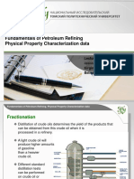 Fundamentals of Petroleum Refining Physical Property Characterization Data