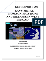Project Report On Heavy Metal Biomagnications and Diseases in West Bengal