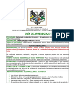 GUIAS DE APRENDIZAJE HABILIDADES COMUNICATIVAS ESJIM CICLO PT. 2020-2 modalidad virtual