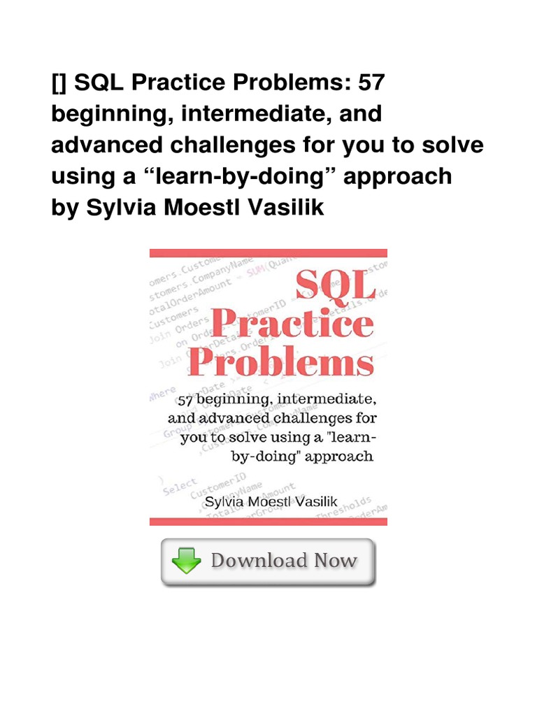 PDF Book SQL Practice Problems 57 Beginn PDF | PDF
