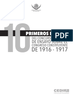 A Cien Años Del Congreso Constituyente de 1916-1917 - Islas Santiago