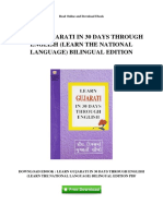 Learn Gujarati in 30 Days Through English Learn The National Language Bilingual Edition PDF
