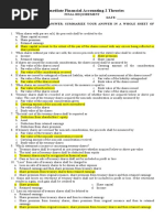 Intermediate Accounting 2 Theories Final Examination