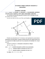Mecanisme II Proiect PDF