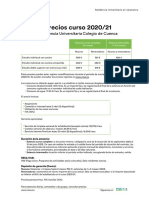 Precios Colegio Cuenca - 20 21