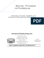 Test Sieving: Principles and Procedures: Advantech Manufacturing, Inc