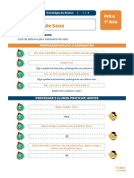 Identificando sons iniciais e finais de palavras