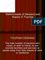 Determinants of Tourism