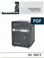 Dynacord DC300E Manual