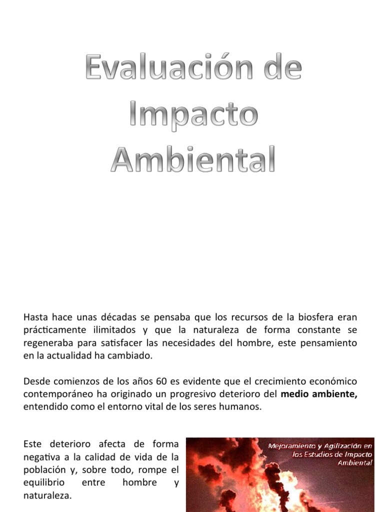Gestión Ambiental y Desarrollo Sostenible | PDF | Evaluación de impacto ...