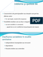 Curs3 VariabileProblemeIpotezeCercetare