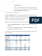 Comment faire son plan de financement