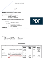 Proiect de Activitate - Gradinita ALA - Toamna