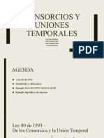 Consorcios y Uniones Temporales