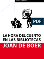 DE BOER Joan - La Hora Del Cuento en Las Bibliotecas